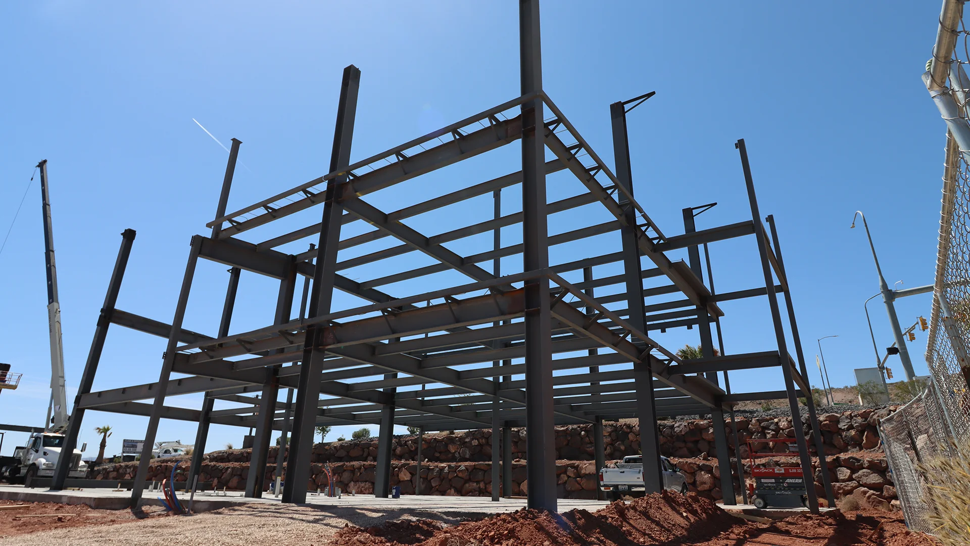 A Sagestone custom home under construction