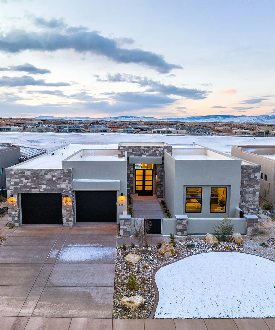 Final walkthrough of a finished Sagestone home