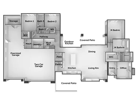 Construction plans for a Sagestone custom home