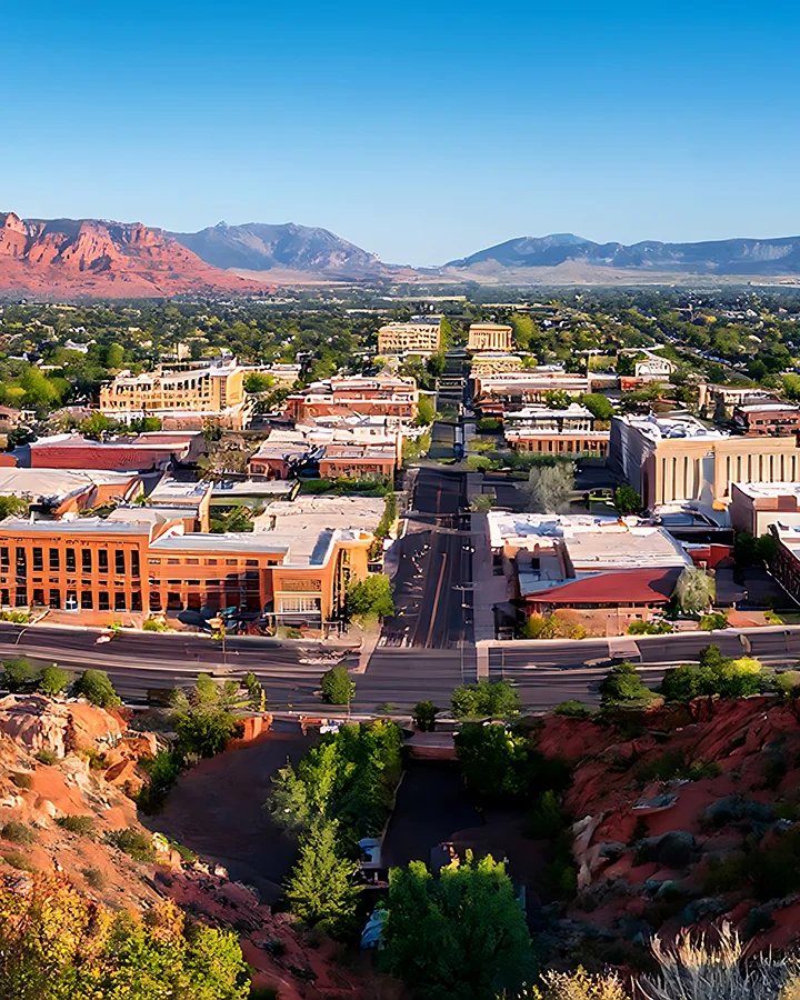 A neighborhood in St. George, Utah